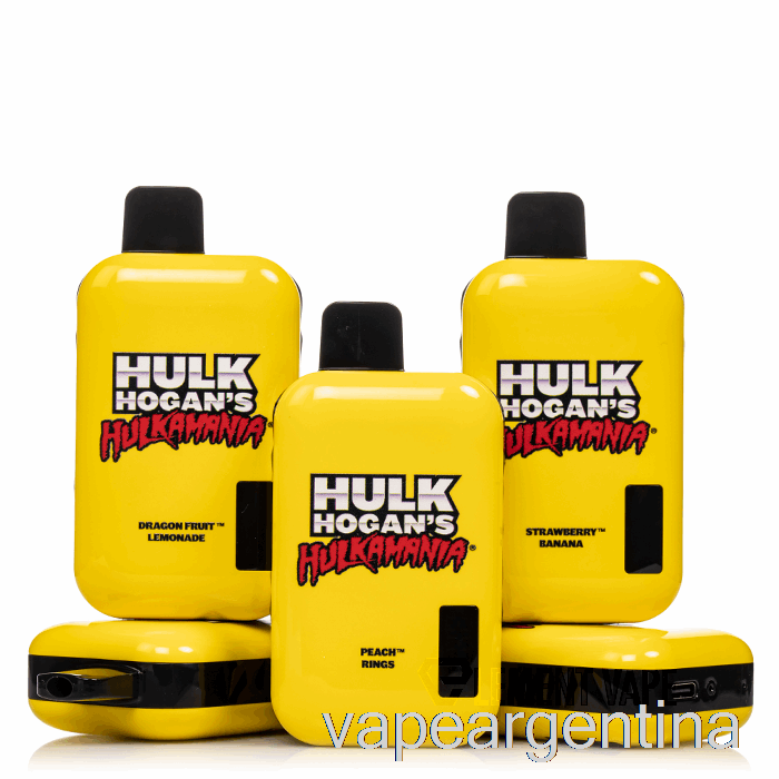 Hulk Hogan Hulkamania 8000 Vape Gomoso Blanco Desechable Argentina